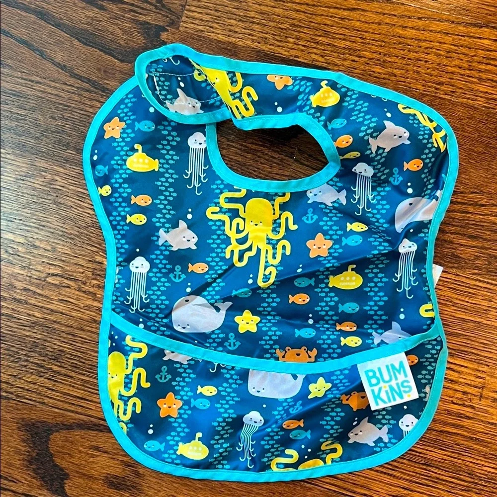 Bundle of Bumkins Fun Print Bib Set - Animals, Sea Life, Bikes, Cacti